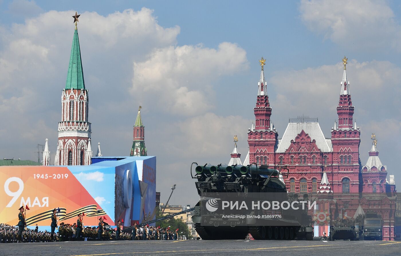 Генеральная репетиция парада Победы 