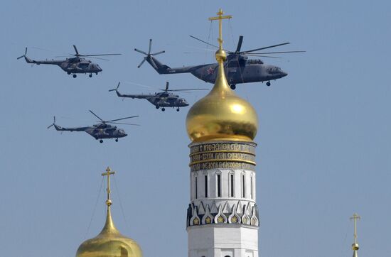 Генеральная репетиция парада Победы 