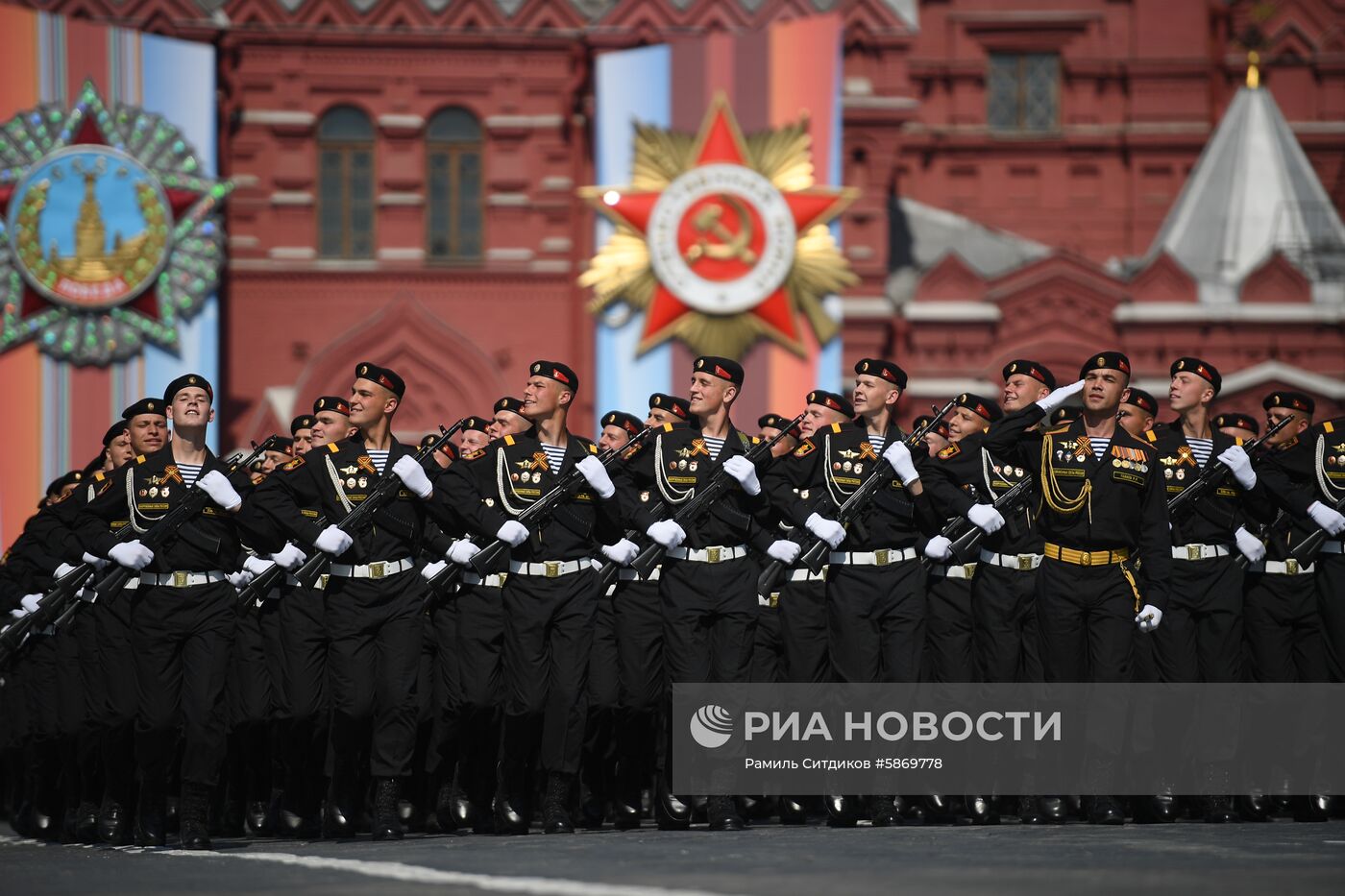 Генеральная репетиция парада Победы 