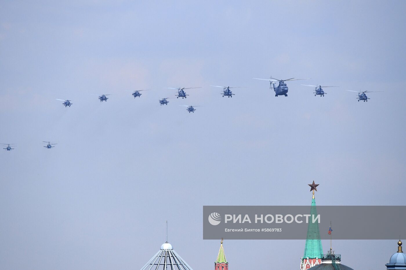 Генеральная репетиция парада Победы 