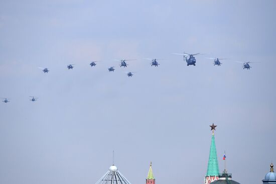 Генеральная репетиция парада Победы 