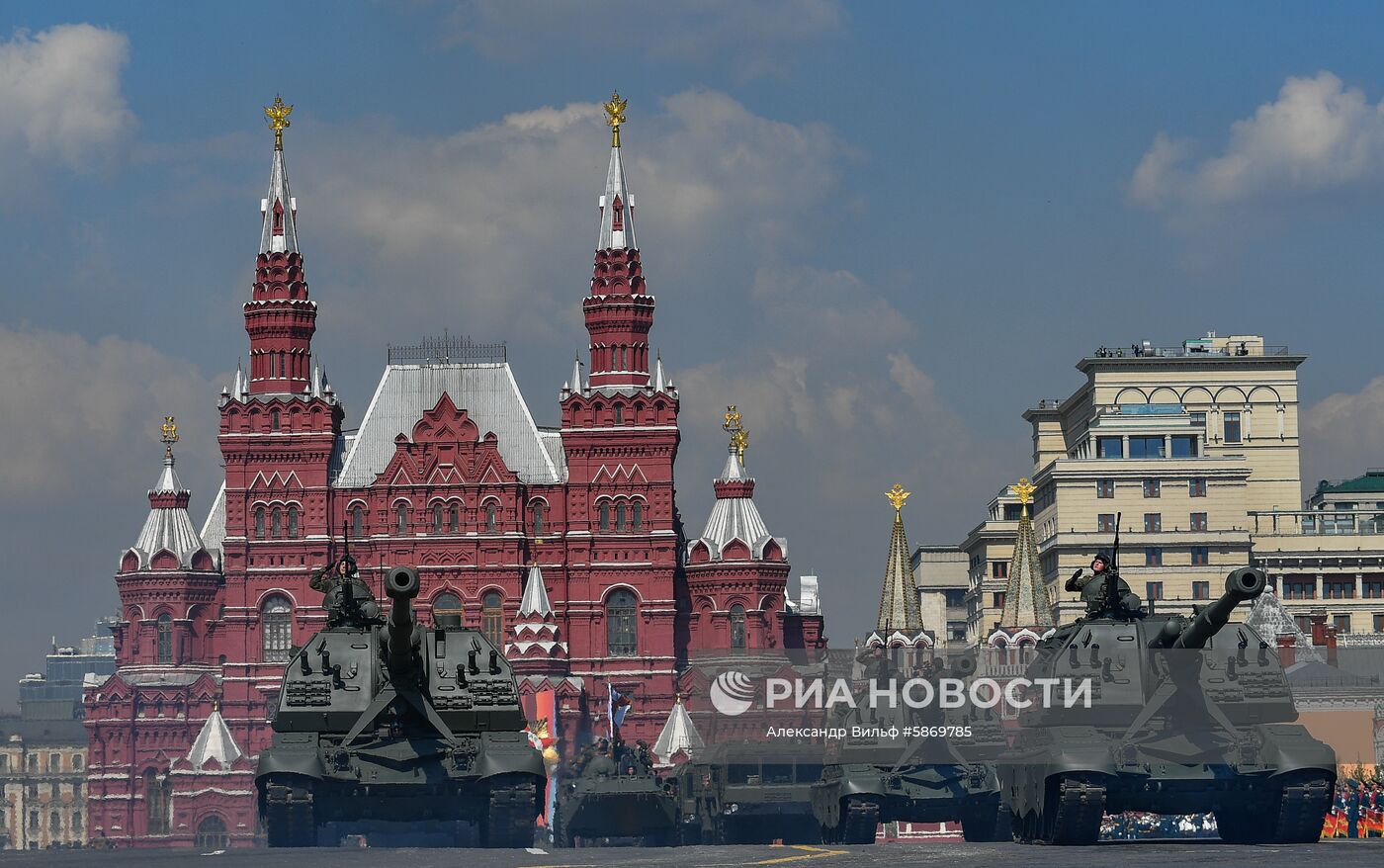 Генеральная репетиция парада Победы