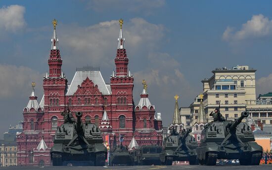 Генеральная репетиция парада Победы 