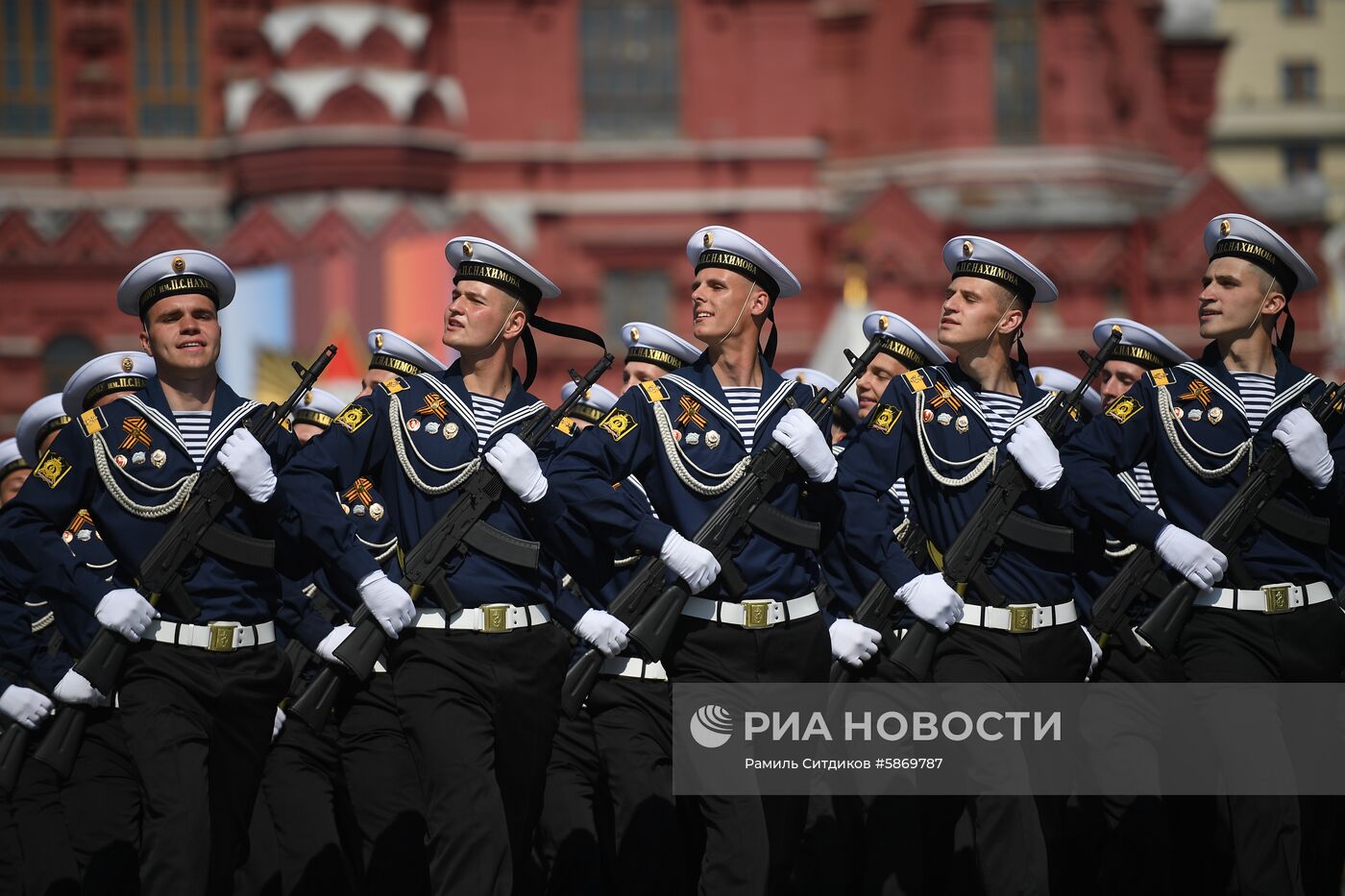 Генеральная репетиция парада Победы 