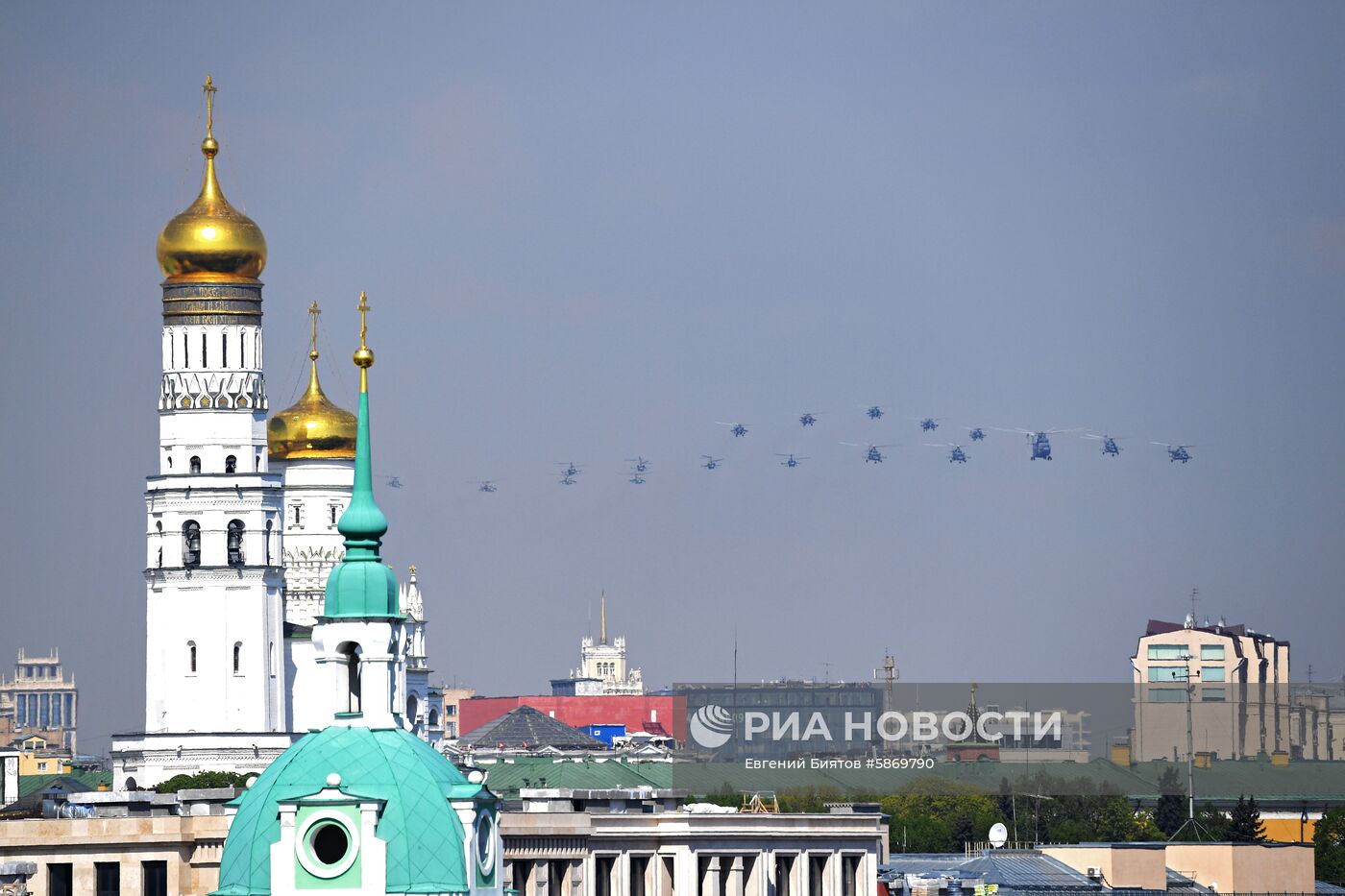 Генеральная репетиция парада Победы 