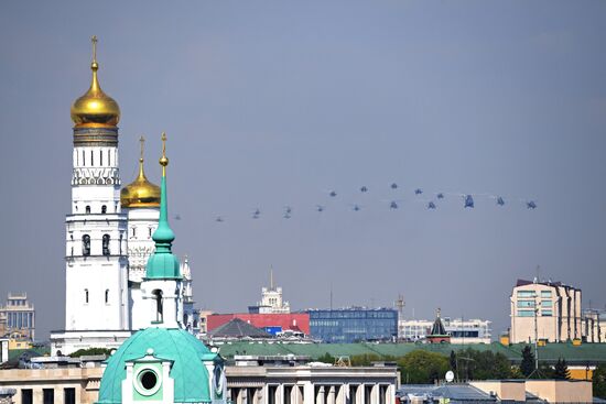 Генеральная репетиция парада Победы 