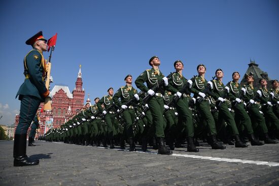 Генеральная репетиция парада Победы 