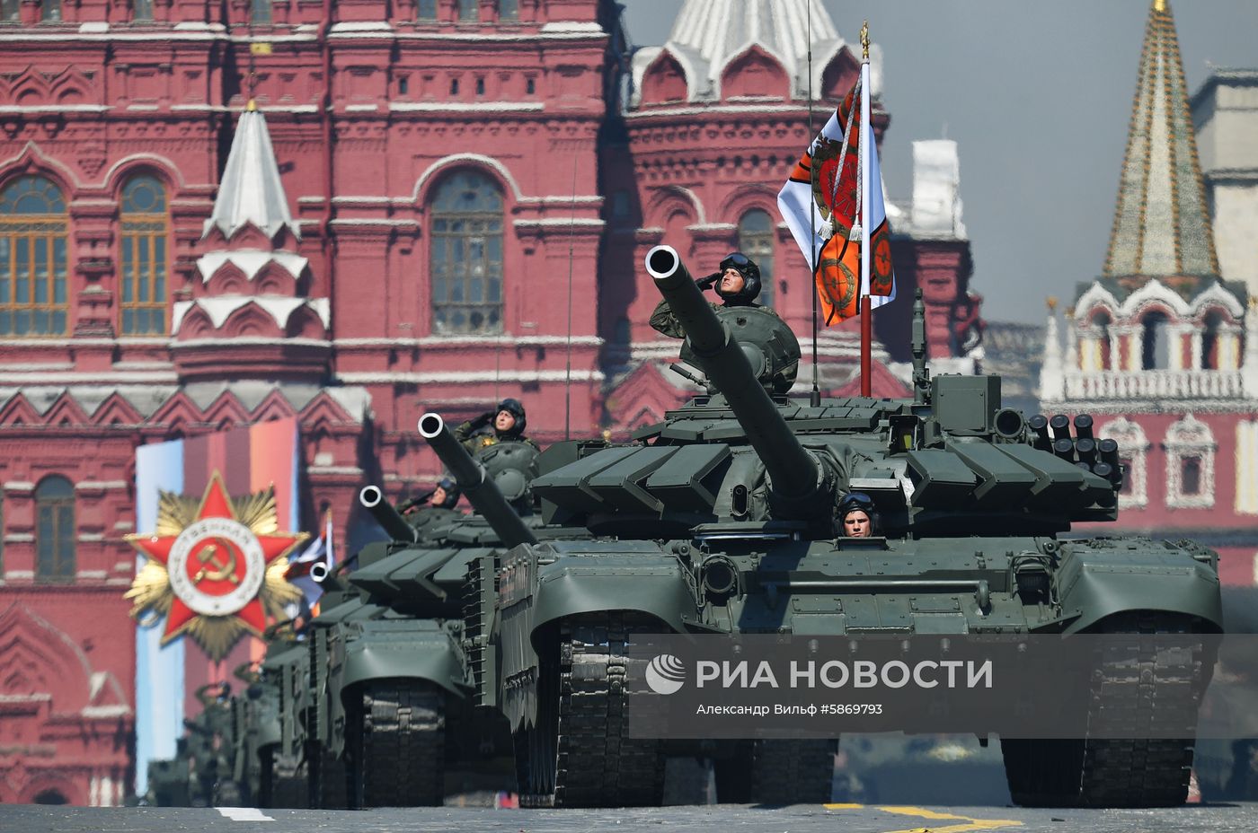 Генеральная репетиция парада Победы