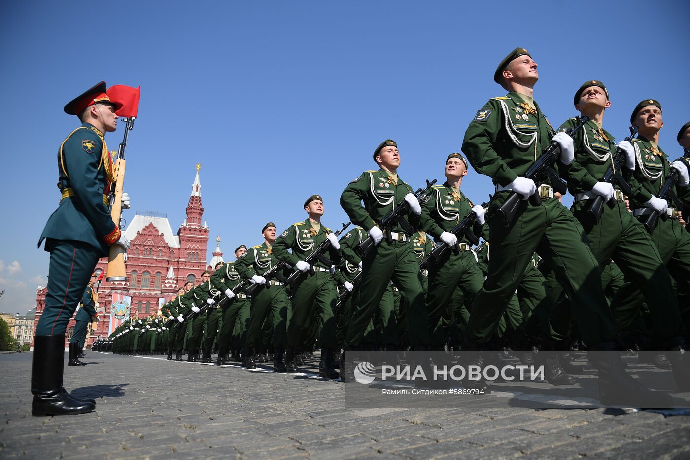 Генеральная репетиция парада Победы 