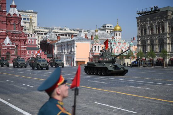 Генеральная репетиция парада Победы 