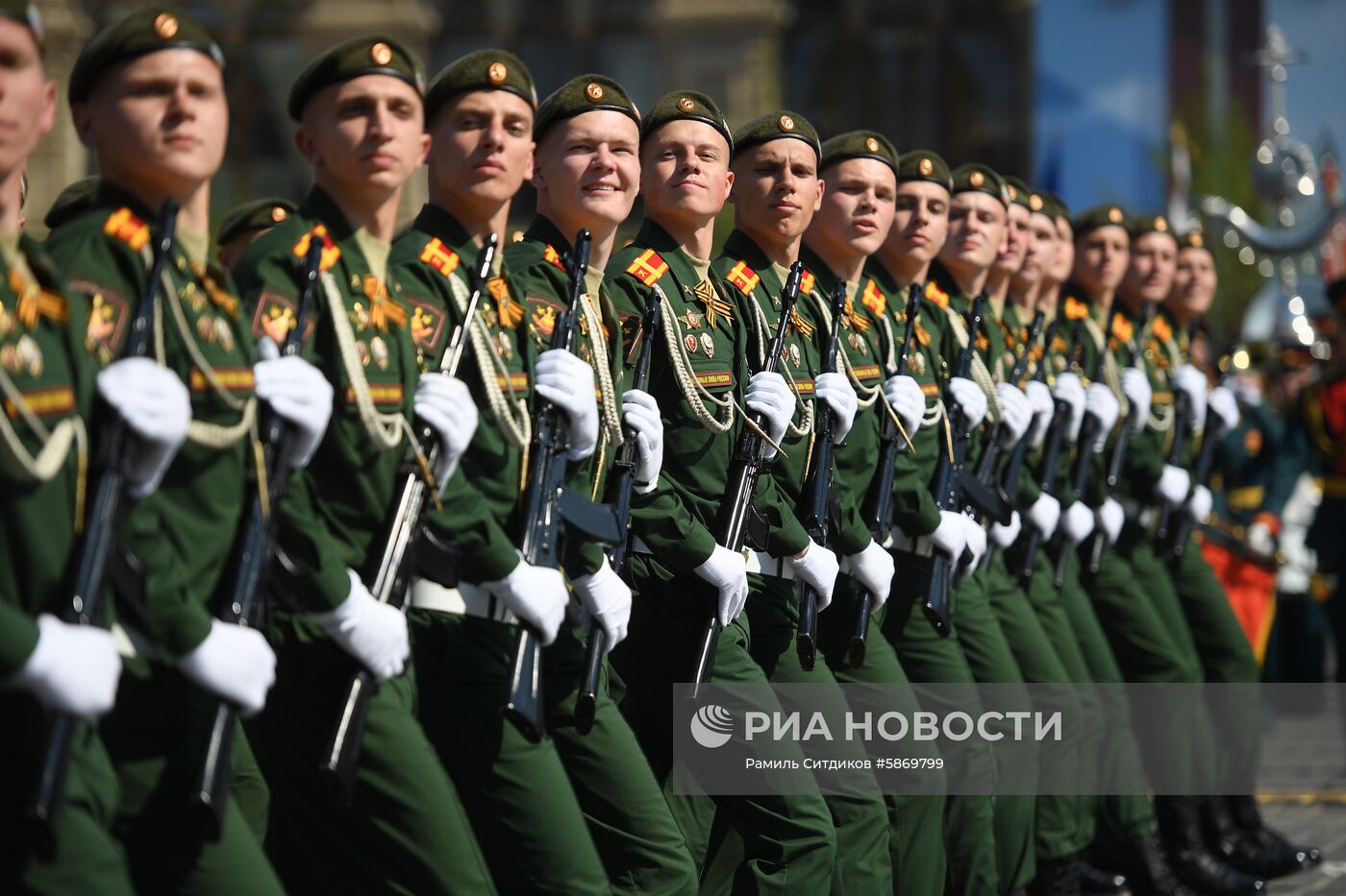 Генеральная репетиция парада Победы 