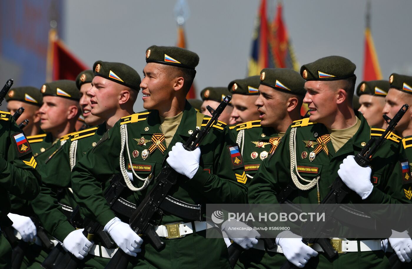 Генеральная репетиция парада Победы 