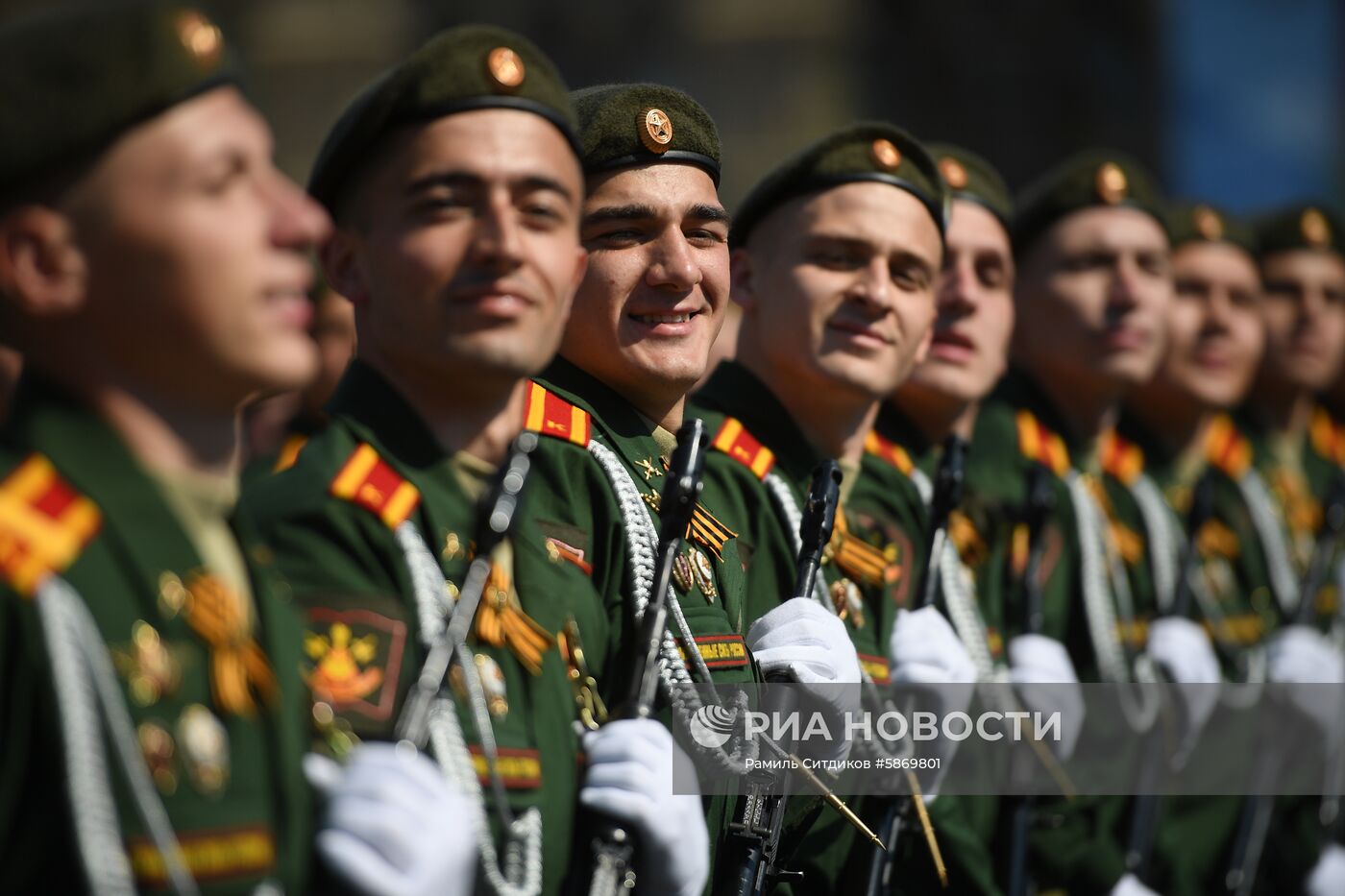 Генеральная репетиция парада Победы 