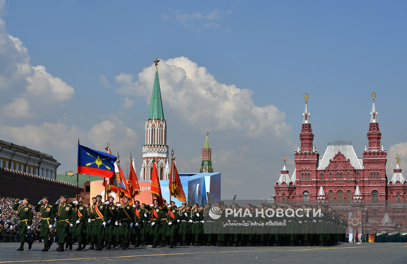 Генеральная репетиция парада Победы 