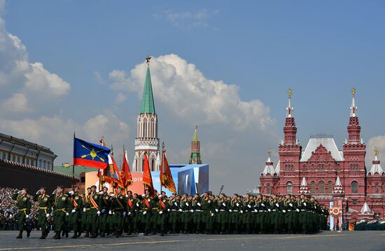 Генеральная репетиция парада Победы 