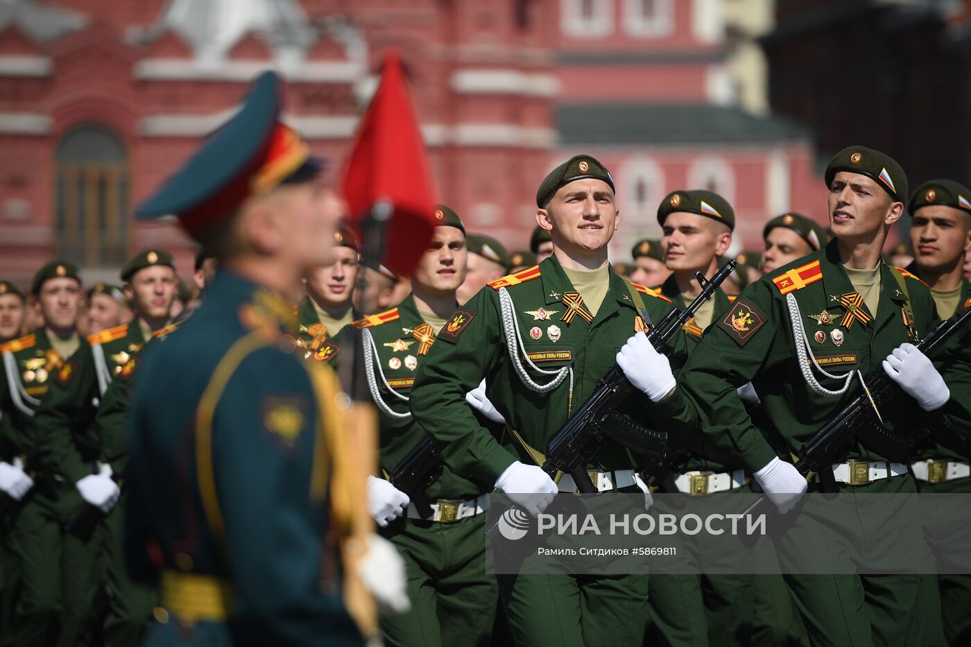 Генеральная репетиция парада Победы 