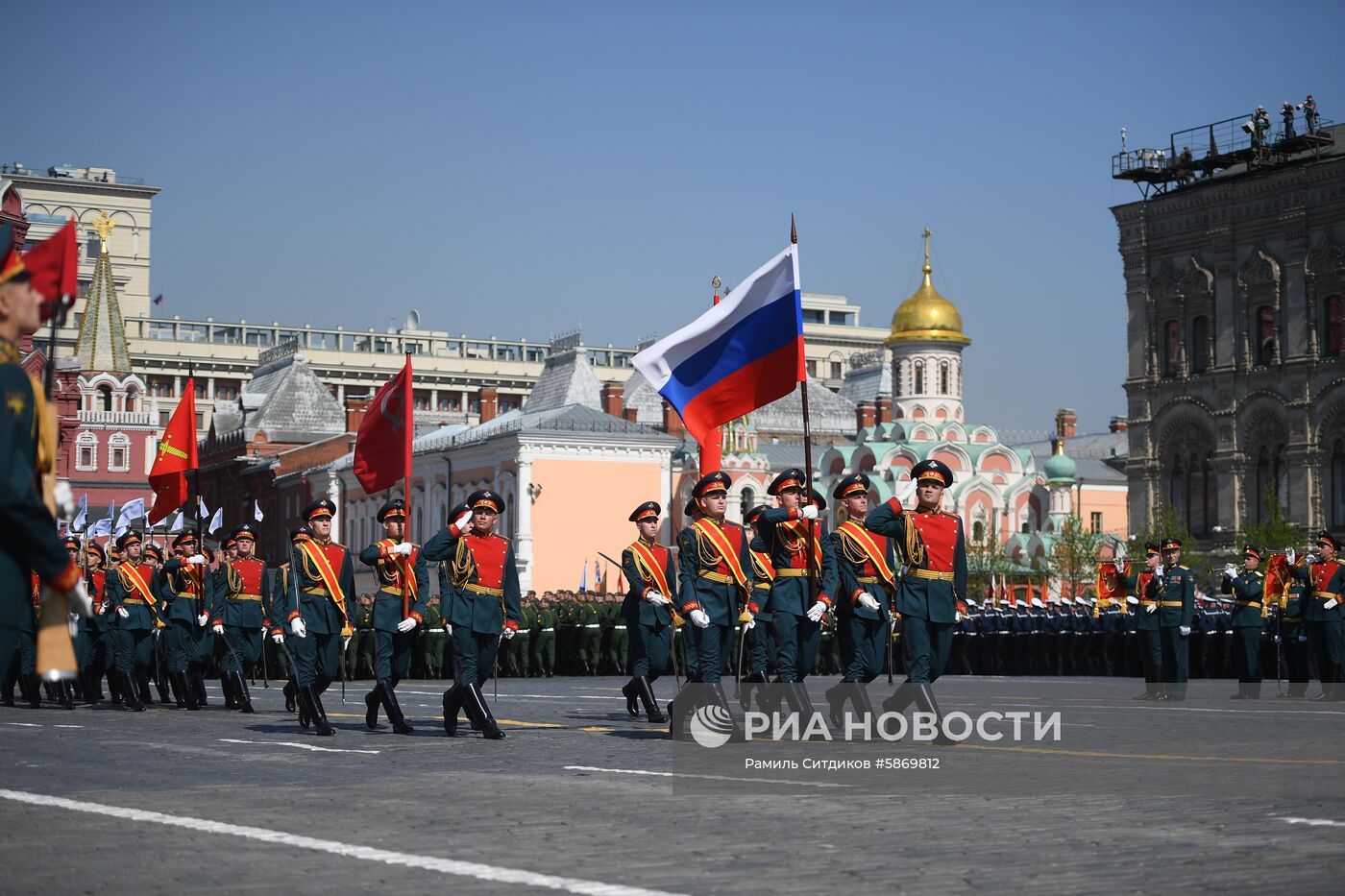 Генеральная репетиция парада Победы 