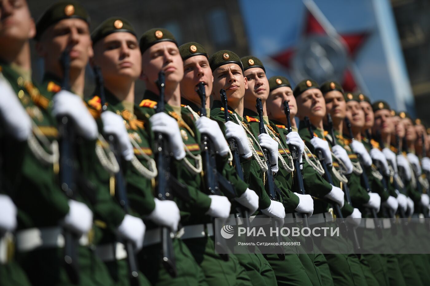 Генеральная репетиция парада Победы 