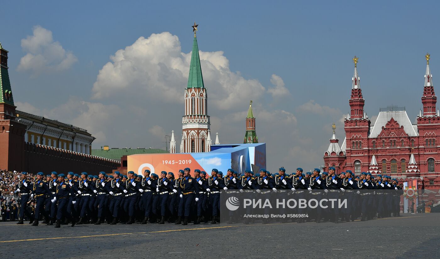 Генеральная репетиция парада Победы 