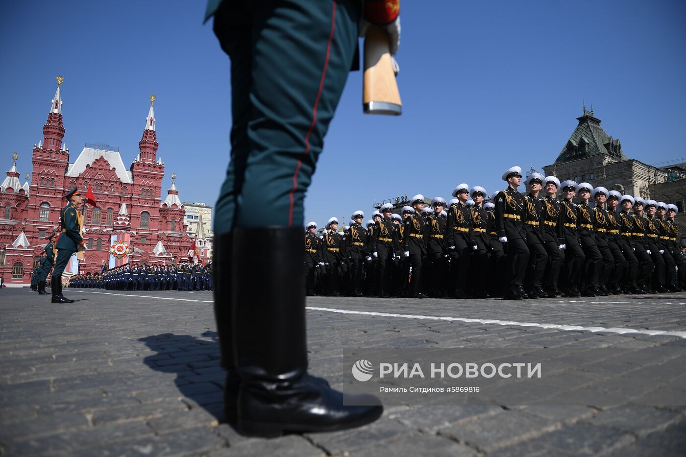 Генеральная репетиция парада Победы 