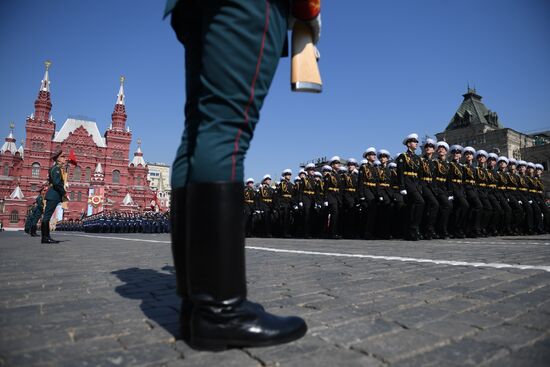 Генеральная репетиция парада Победы 