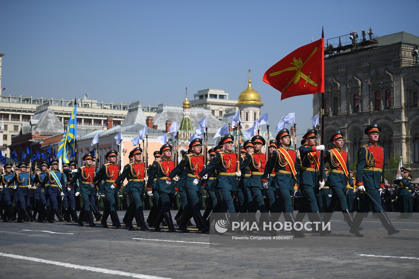 Генеральная репетиция парада Победы 