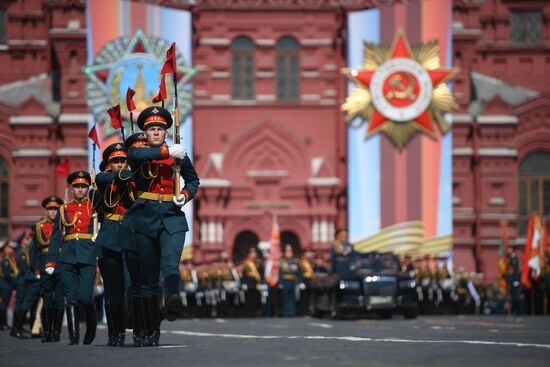 Генеральная репетиция парада Победы 