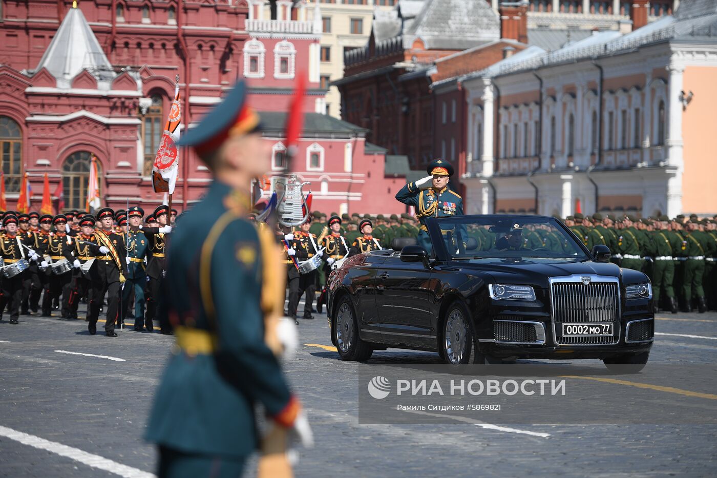 Генеральная репетиция парада Победы 