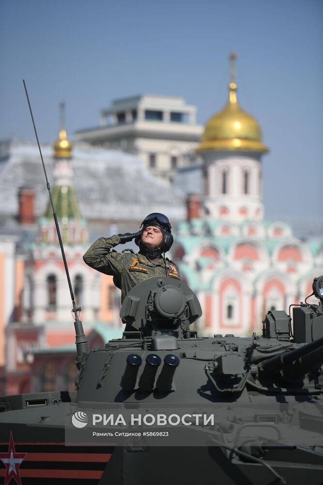 Генеральная репетиция парада Победы 