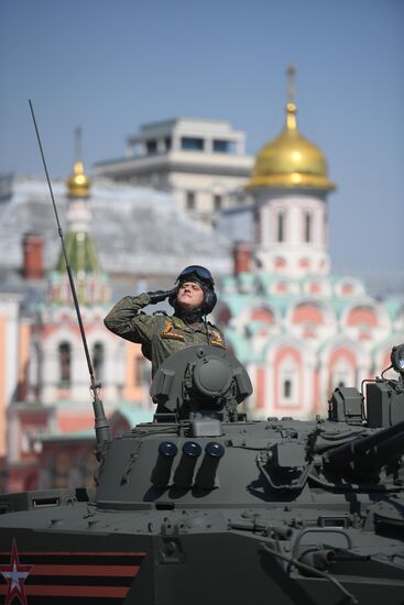 Генеральная репетиция парада Победы 