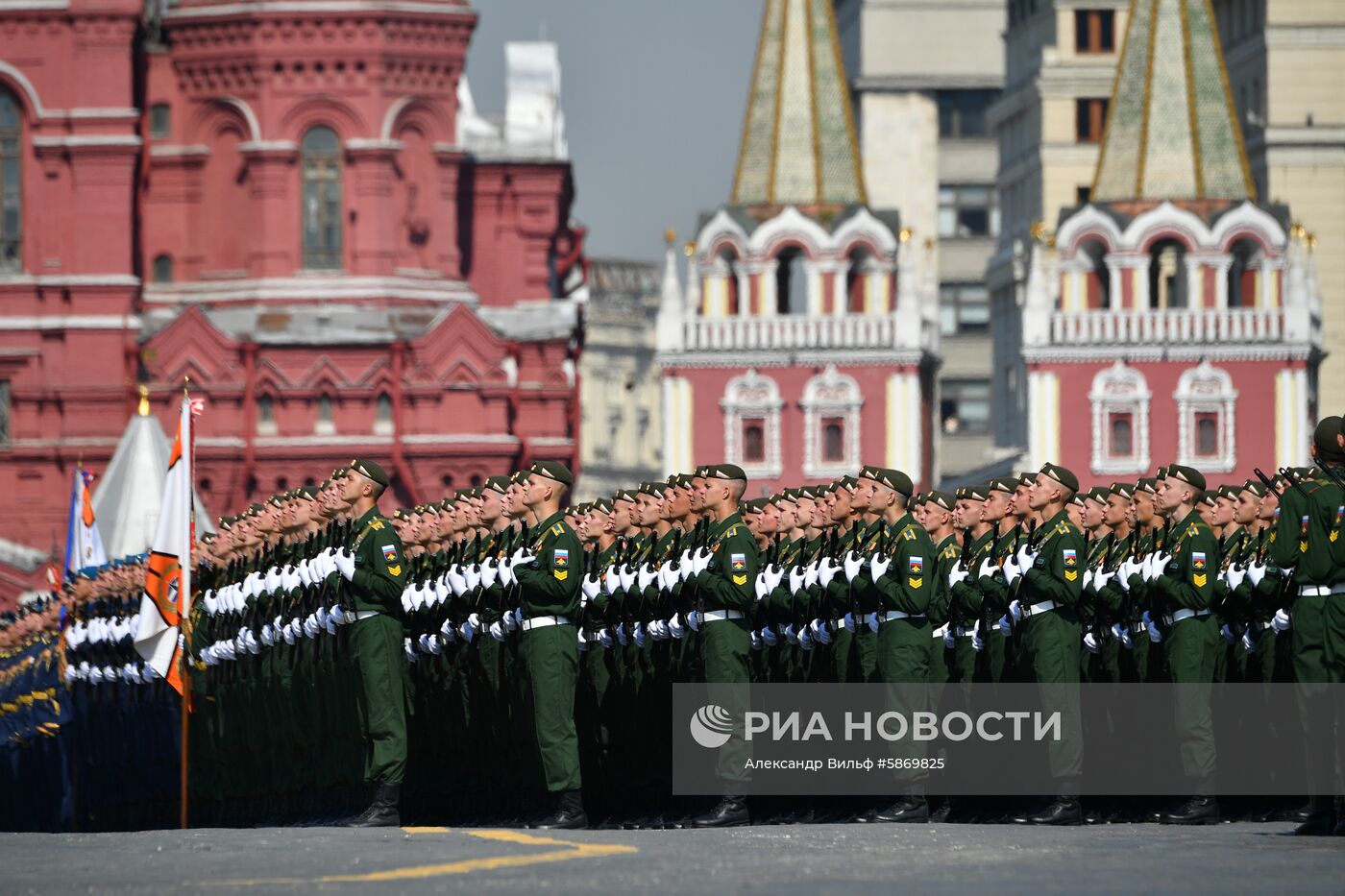 Генеральная репетиция парада Победы 