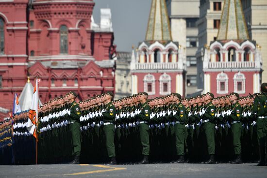 Генеральная репетиция парада Победы 