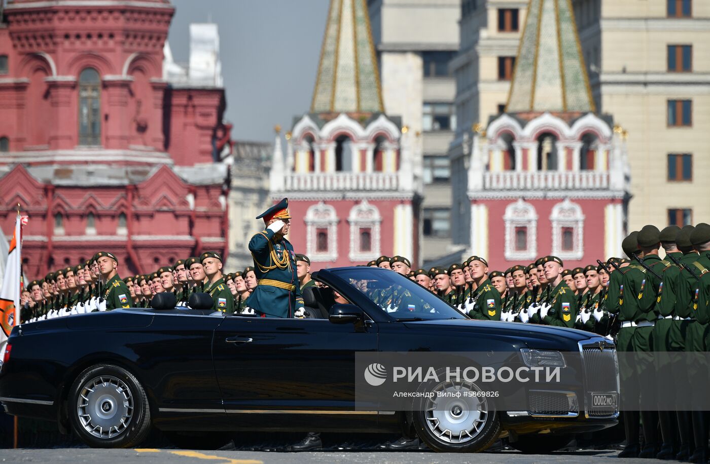 Генеральная репетиция парада Победы 