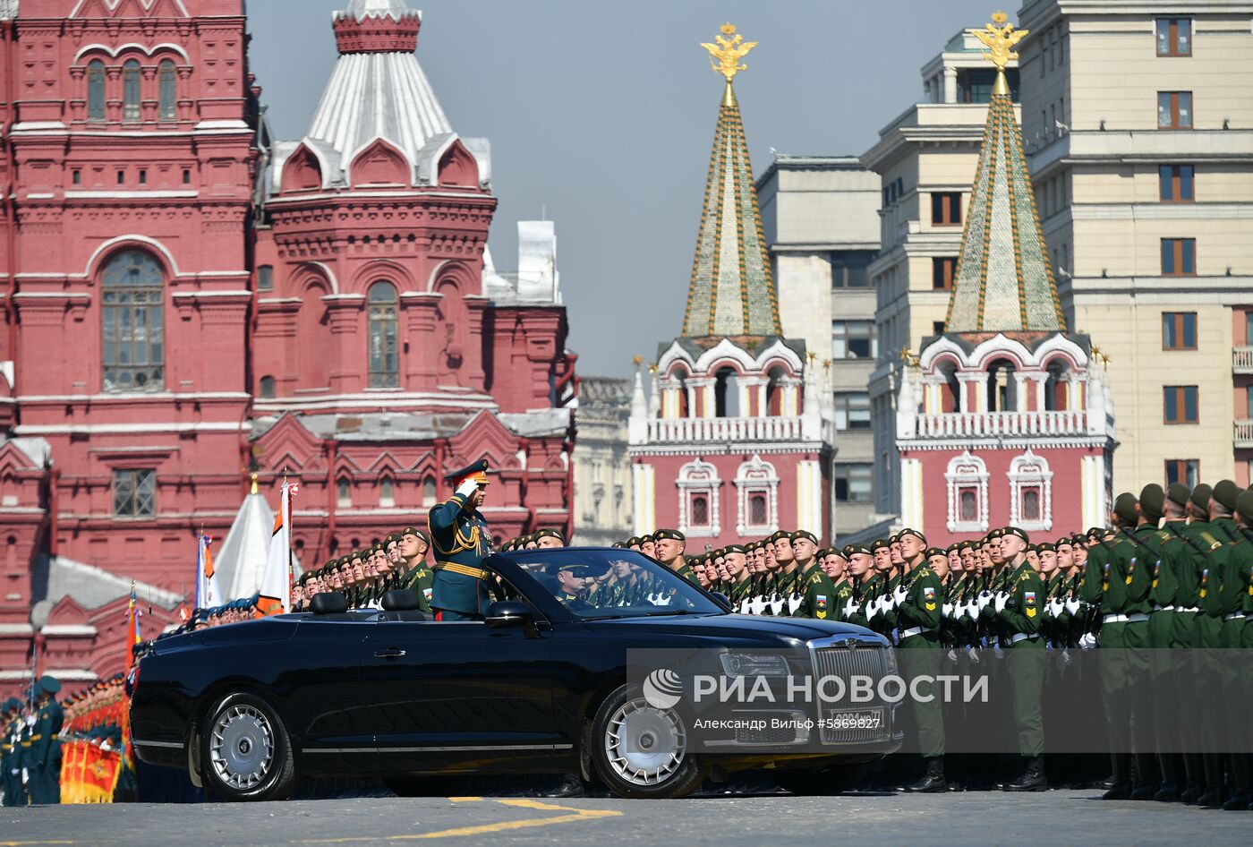 Генеральная репетиция парада Победы 