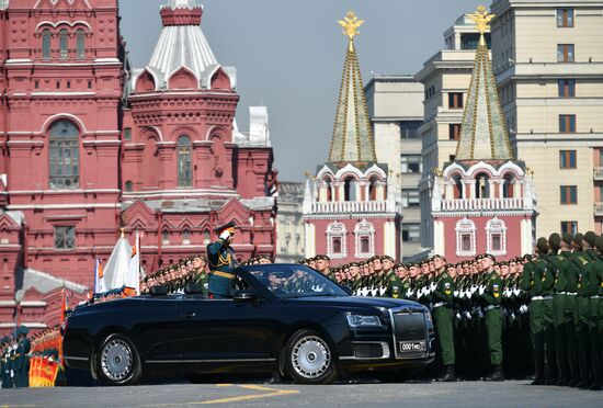 Генеральная репетиция парада Победы 