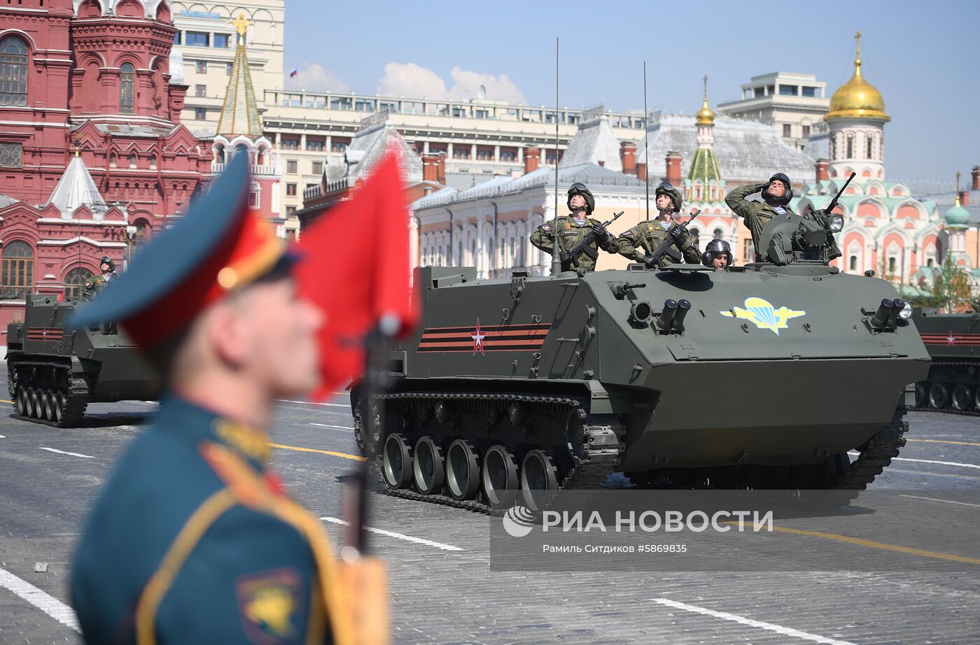 Генеральная репетиция парада Победы 