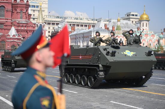 Генеральная репетиция парада Победы 