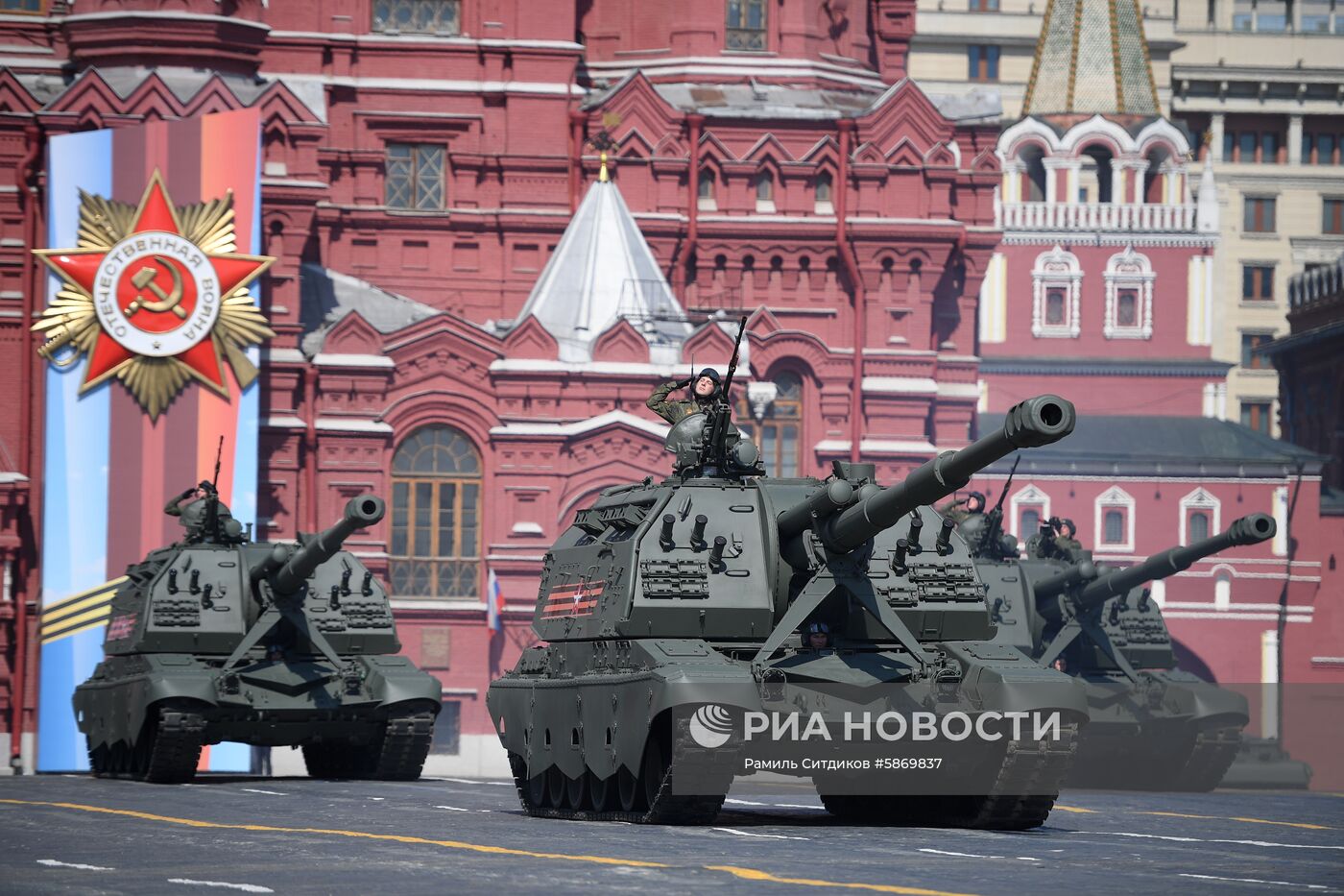 Генеральная репетиция парада Победы 