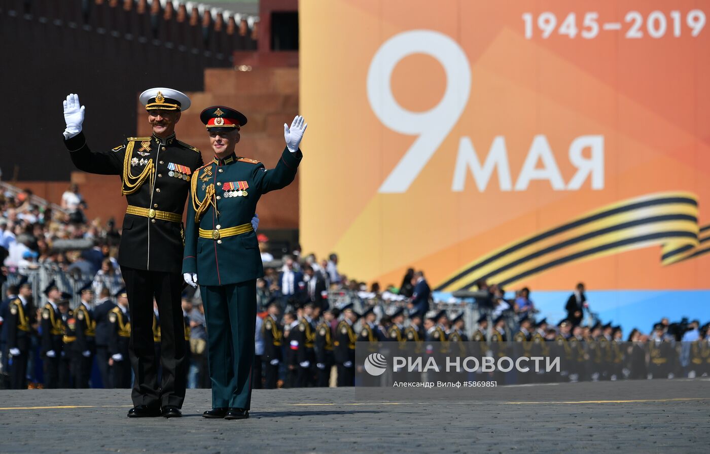 Генеральная репетиция парада Победы 