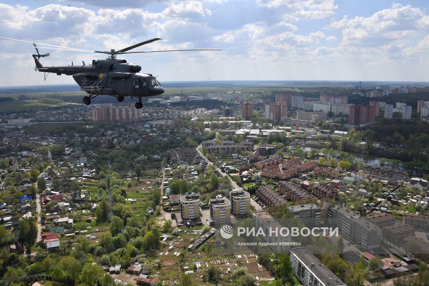 Генеральная репетиция парада Победы 