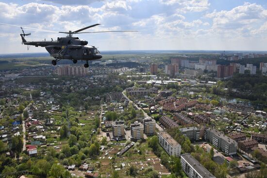 Генеральная репетиция парада Победы 