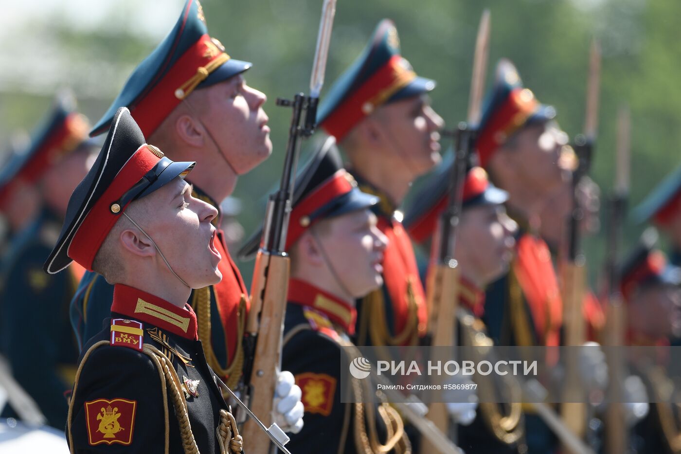 Генеральная репетиция парада Победы 