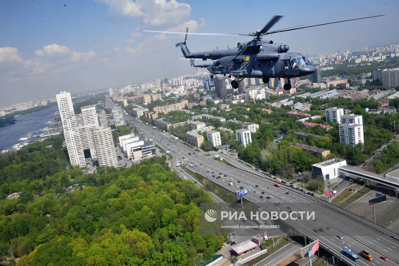 Генеральная репетиция парада Победы 