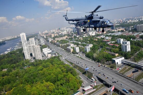 Генеральная репетиция парада Победы 