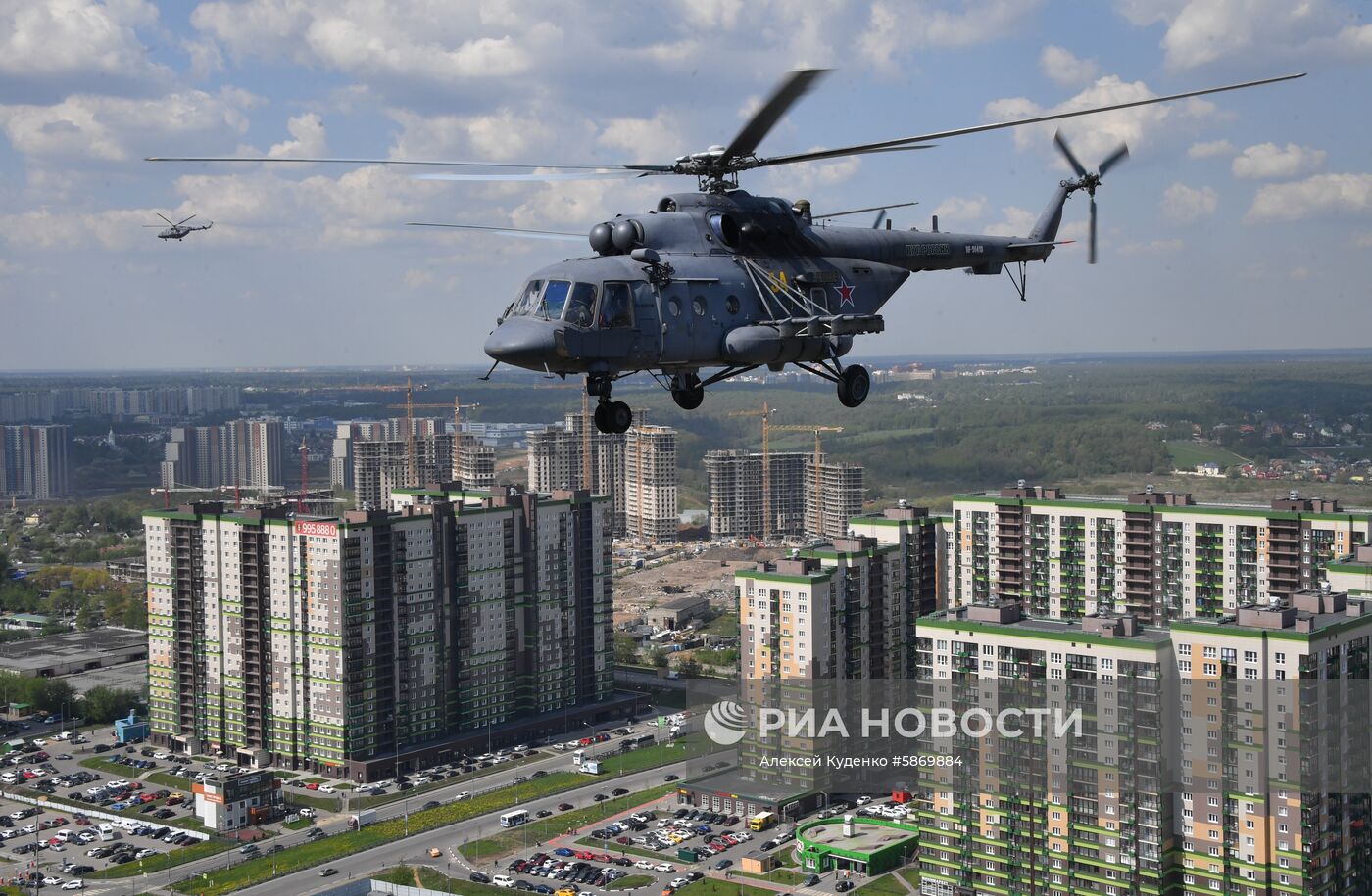 Генеральная репетиция парада Победы