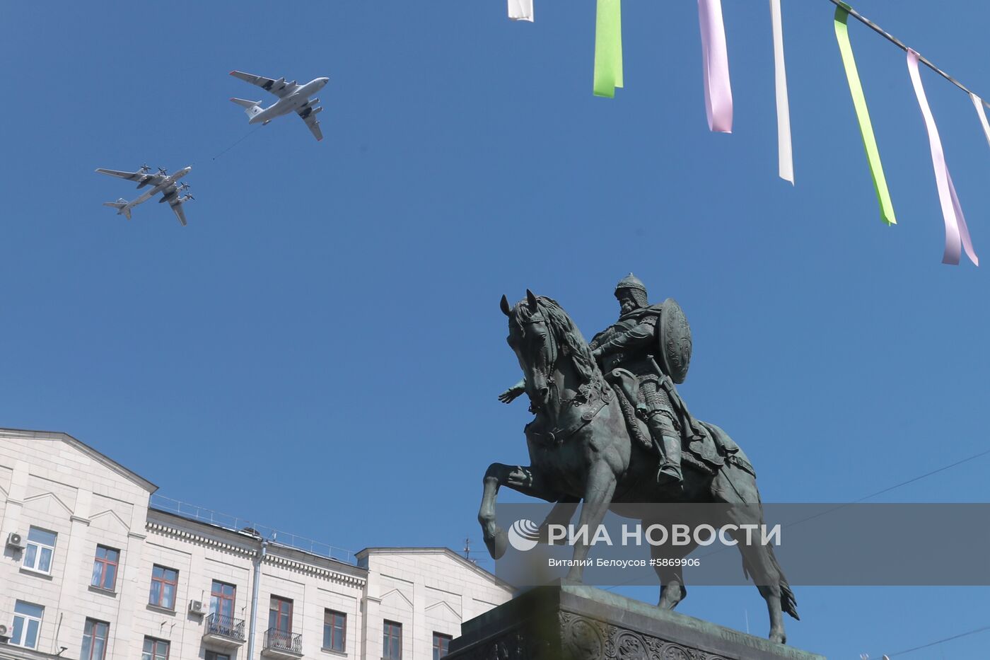 Генеральная репетиция парада Победы 