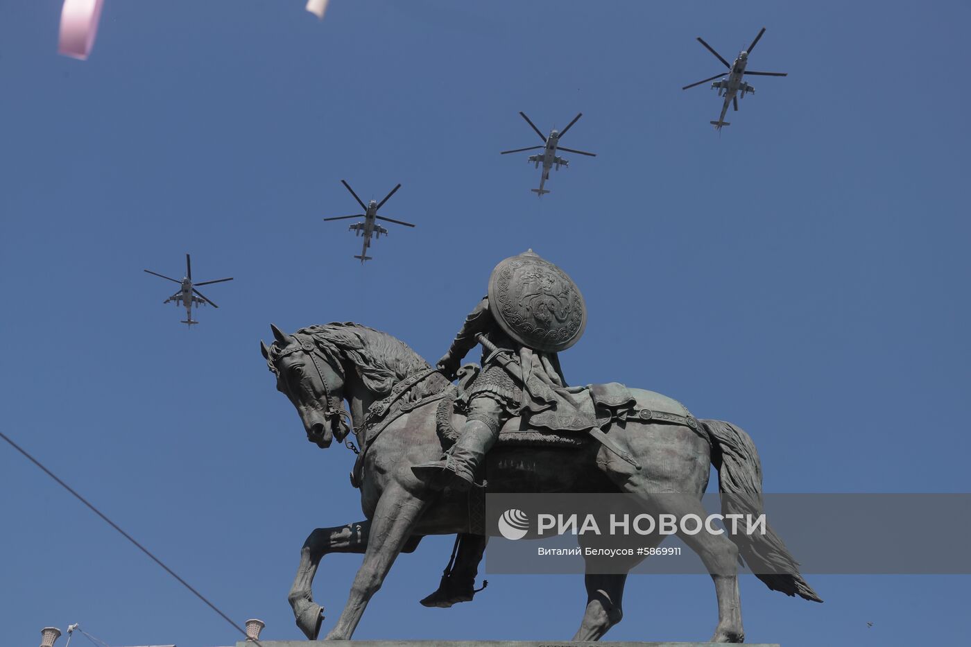 Генеральная репетиция парада Победы 