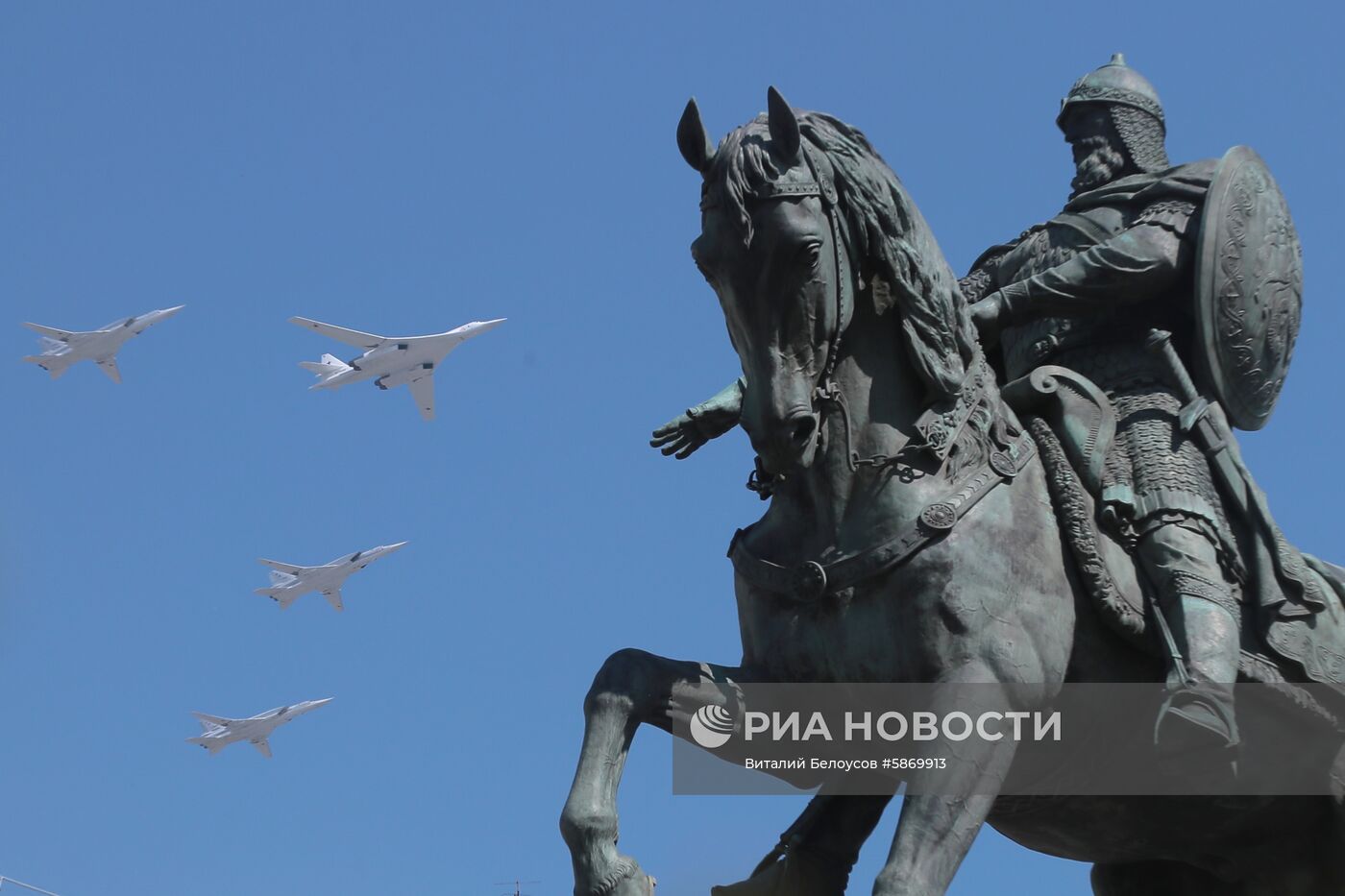 Генеральная репетиция парада Победы 