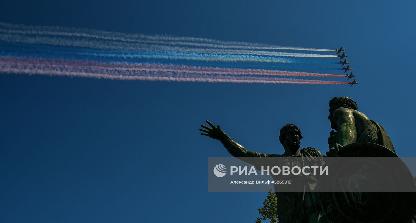 Генеральная репетиция парада Победы 