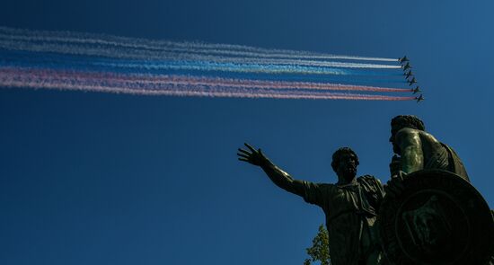Генеральная репетиция парада Победы 